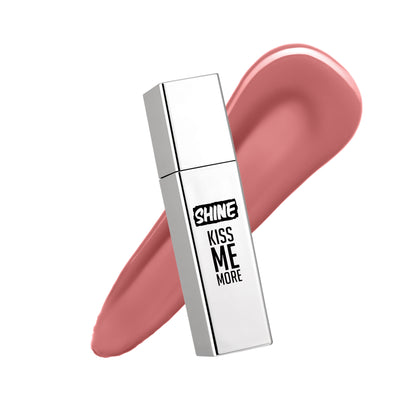 Shine Kiss Me More Labial | Hidratación 24H y Color 12H con Brillo Intenso