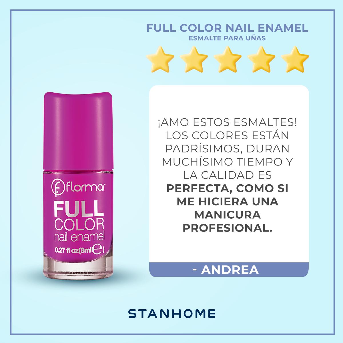 Full Color Nail Enamel 8 ML | Esmalte para Uñas