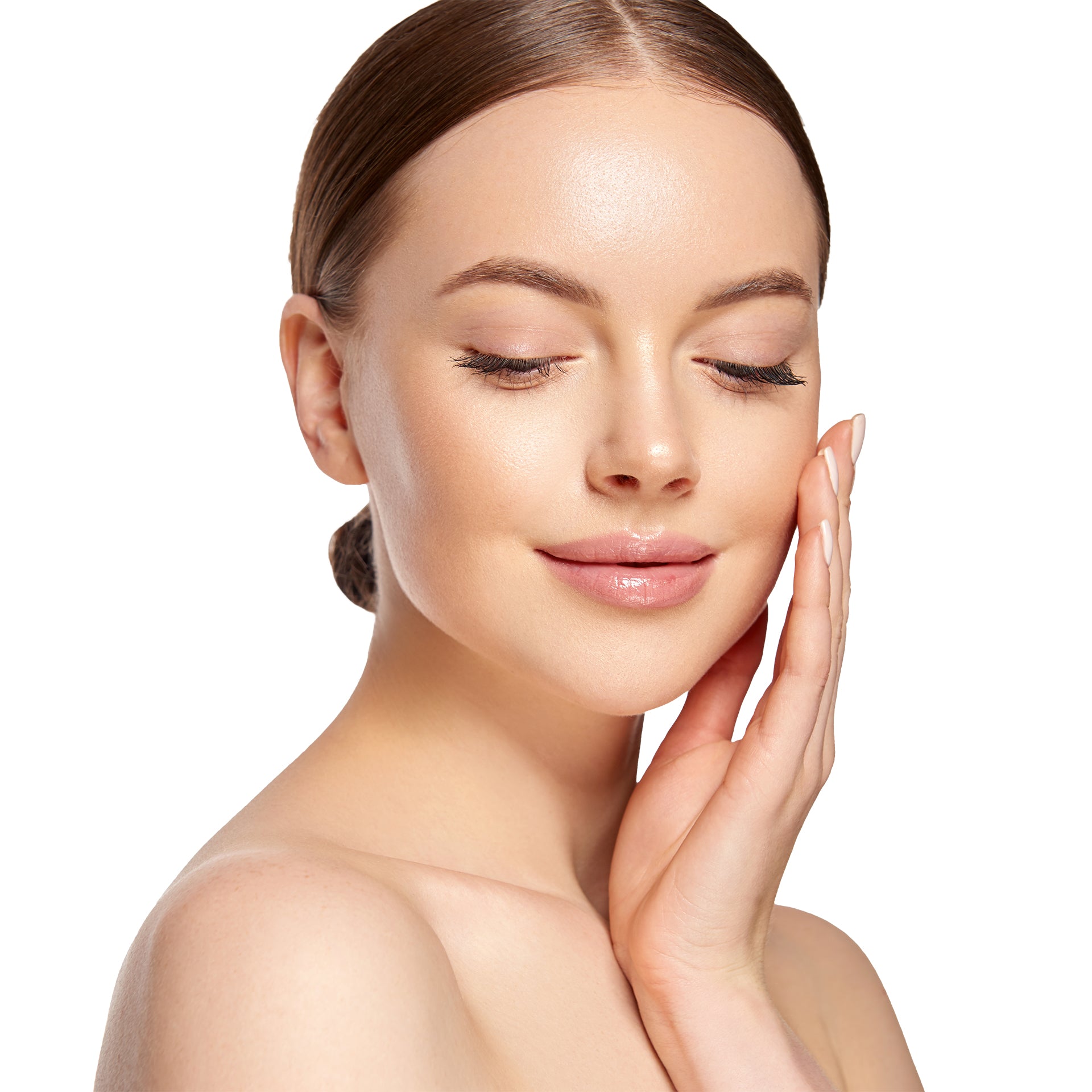 mujer usando Crema Facial Colágeno Elastina 50 G Pavan'Elle