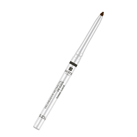 Delineador Retráctil de Ojos Café y Negro 0.23 g | Delineado preciso sin sacapuntas