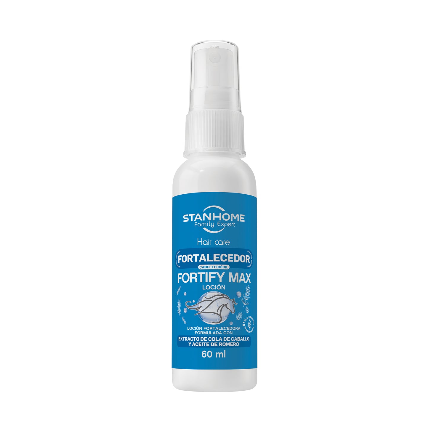 Loción Fortify Max Cola de Caballo 60 ML | Tratamiento fortalecedor para caída del cabello
