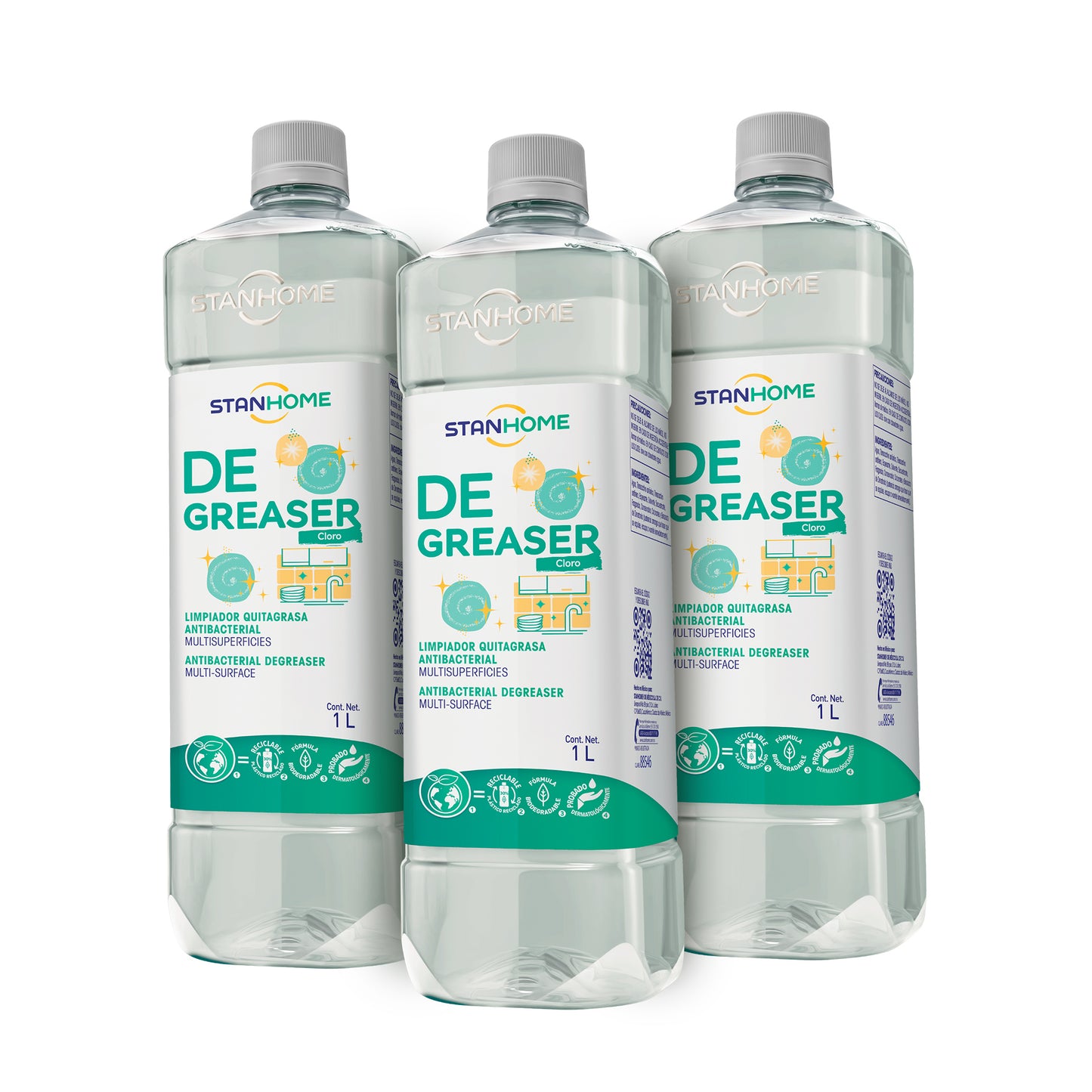 StanPack Degreaser 3 Piezas · Limpieza Poderosa en Cada Aroma