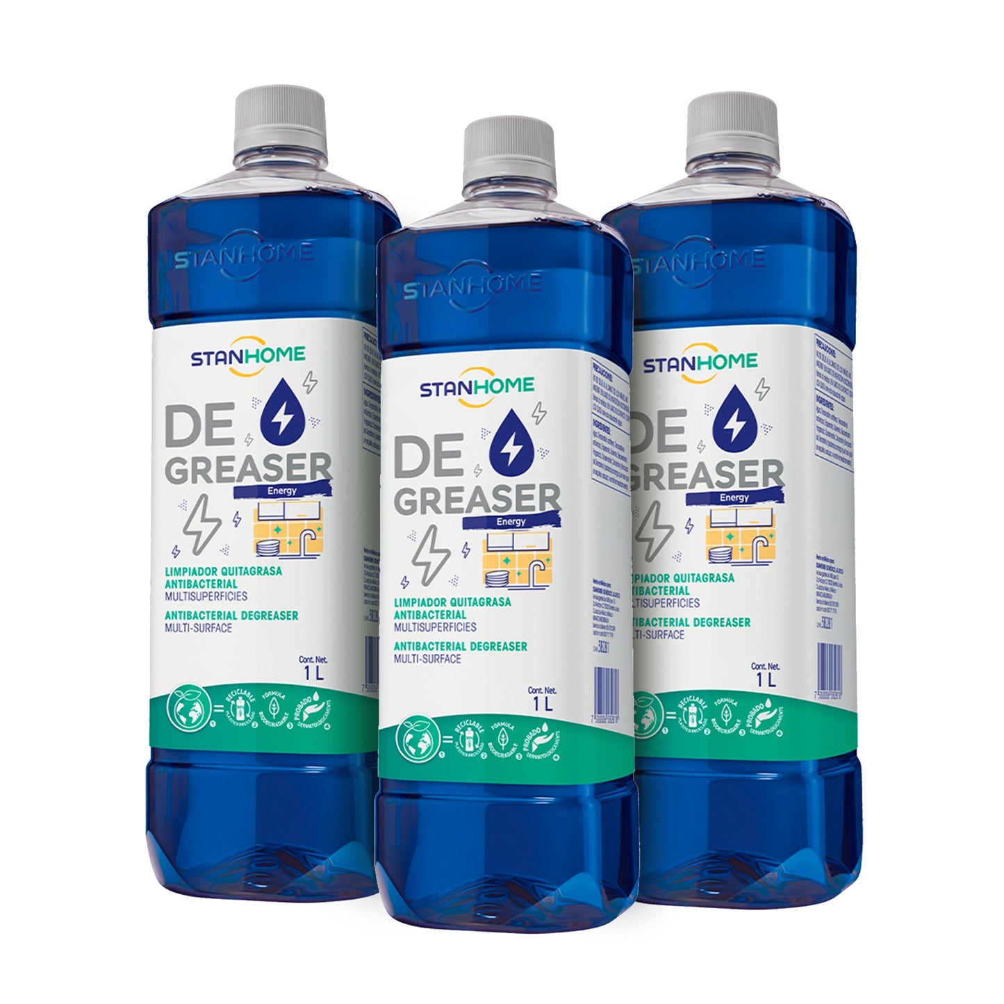 StanPack Degreaser 3 Piezas · Limpieza Poderosa en Cada Aroma