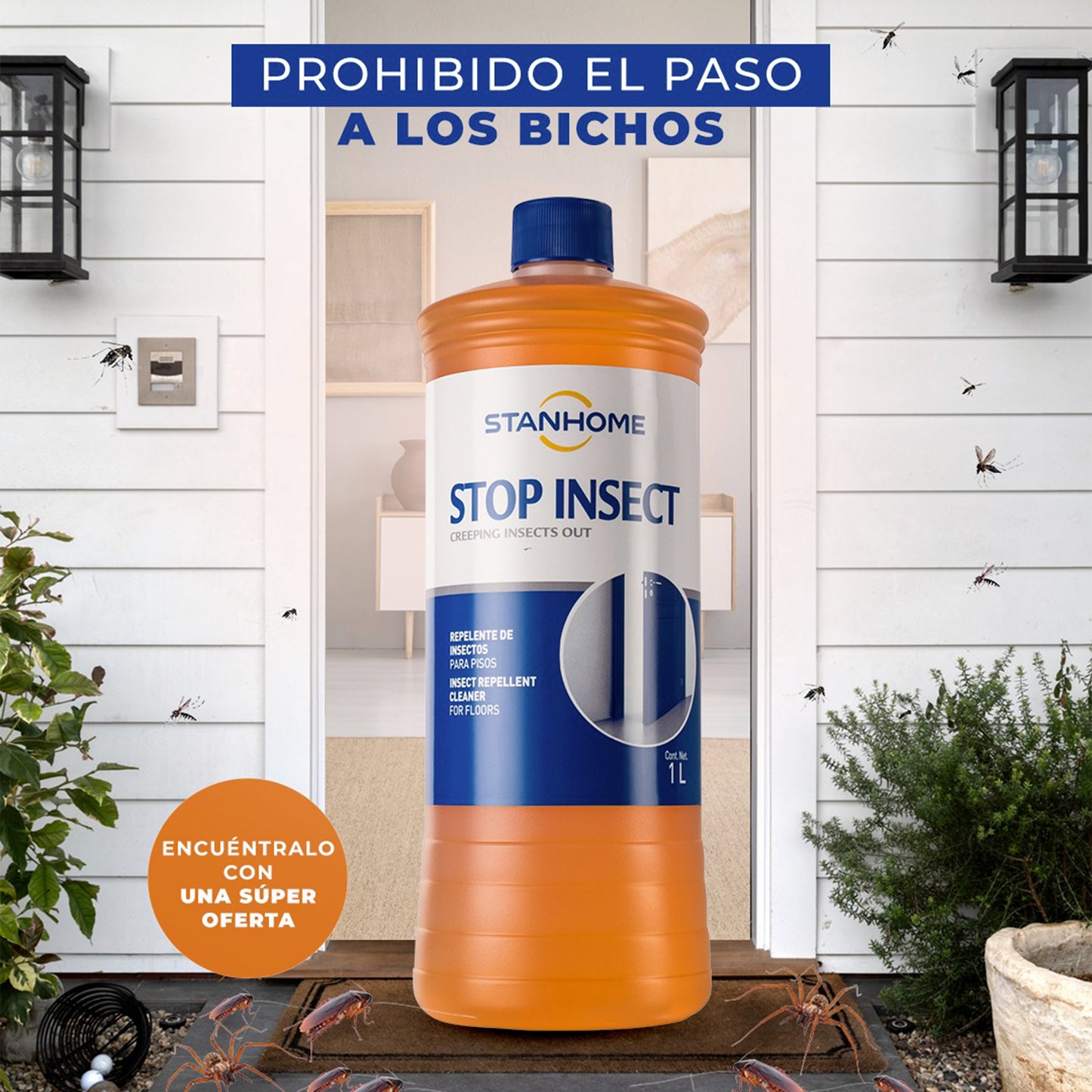 Stop Insect 1L | Repelente de insectos para pisos