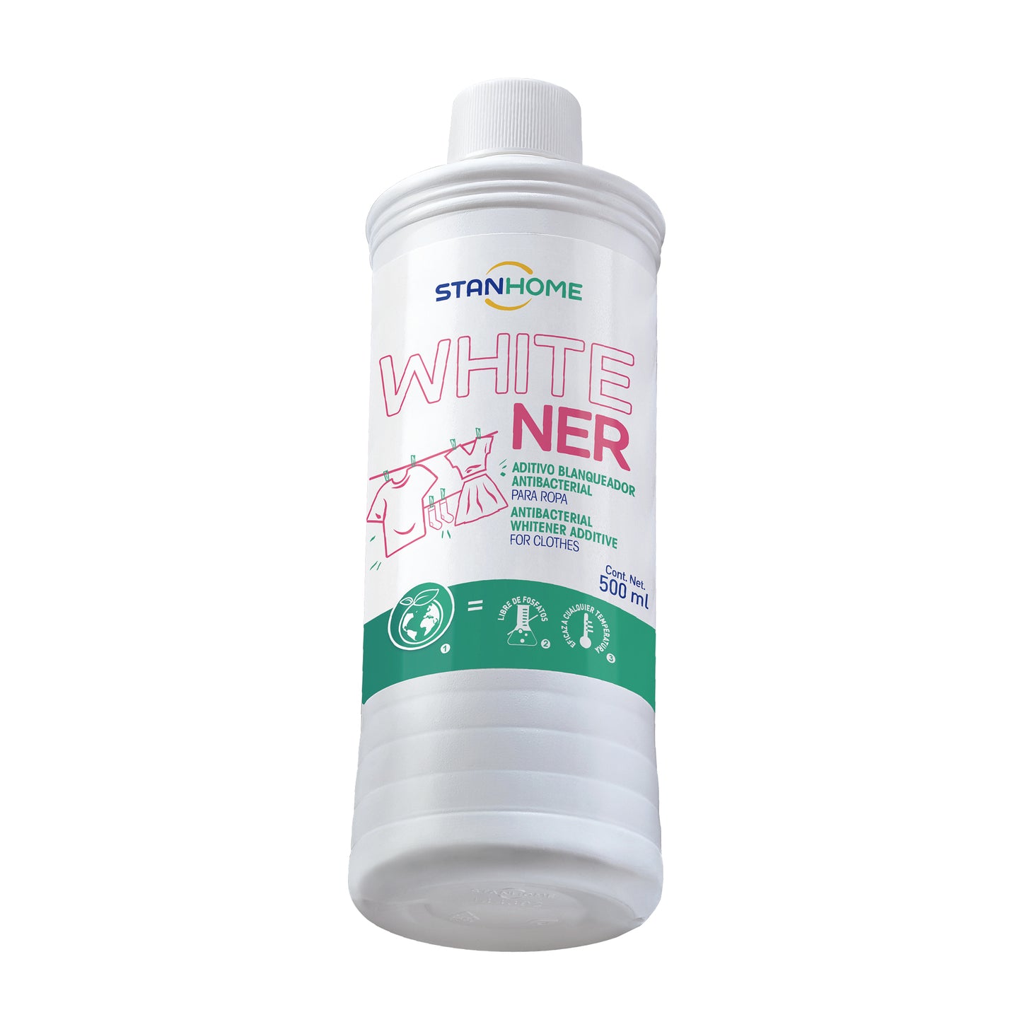 Whitener 500 ML | Blanqueador de Ropa