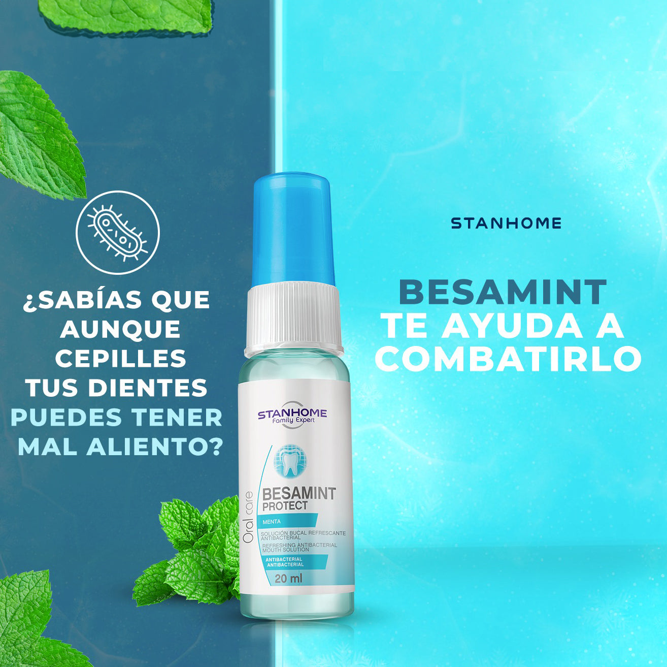 Besamint Protect 20 ML | Refrescante bucal