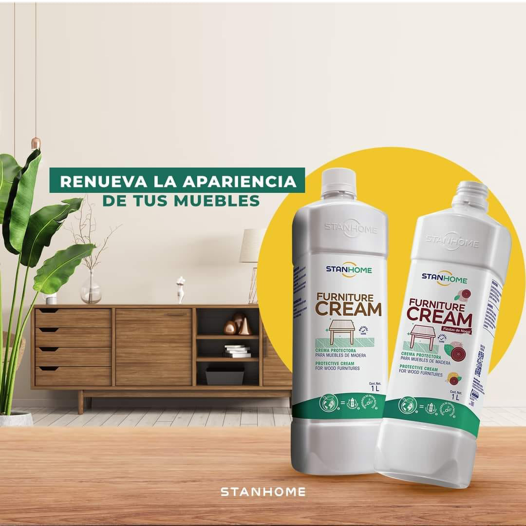 Crema protectora para muebles de madera