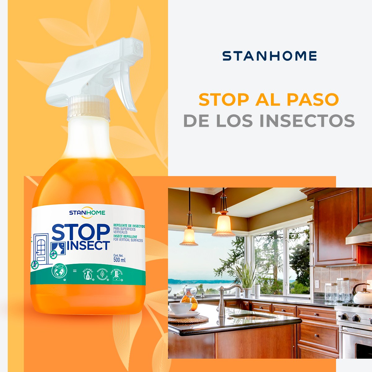 Stop Insect Spray 500 ML | Repelente de insectos para superficies