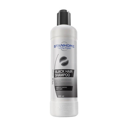 Black Hair Shampoo 300 ML | Shampoo desvanecedor de canas
