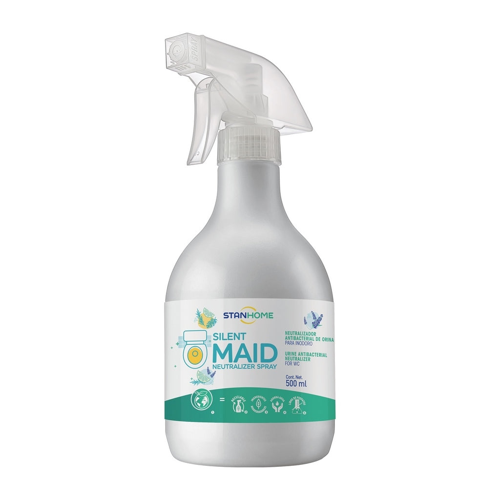 Silent Maid Neutralizer Spray 500 ML | Neutralizador de olores antibacterial para inodoro
