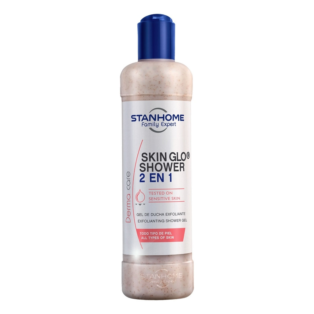 Skin Glo Shower 2 En 1  300ML | Gel de ducha exfoliante para todo tipo de piel