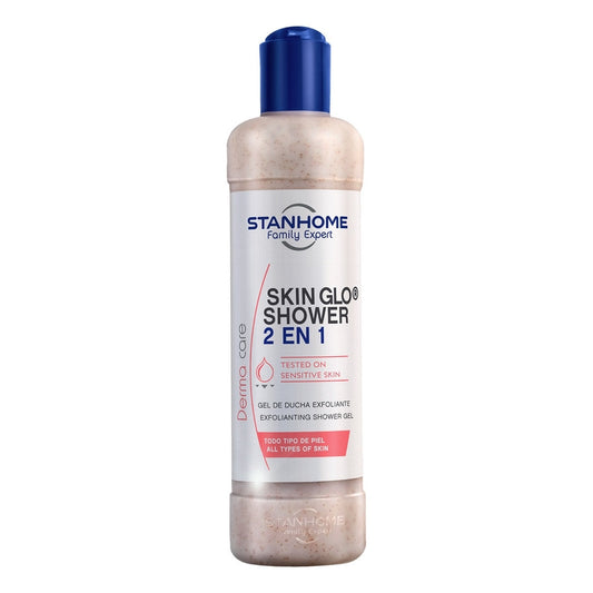 Skin Glo Shower 2 En 1  300ML | Gel de ducha exfoliante para todo tipo de piel
