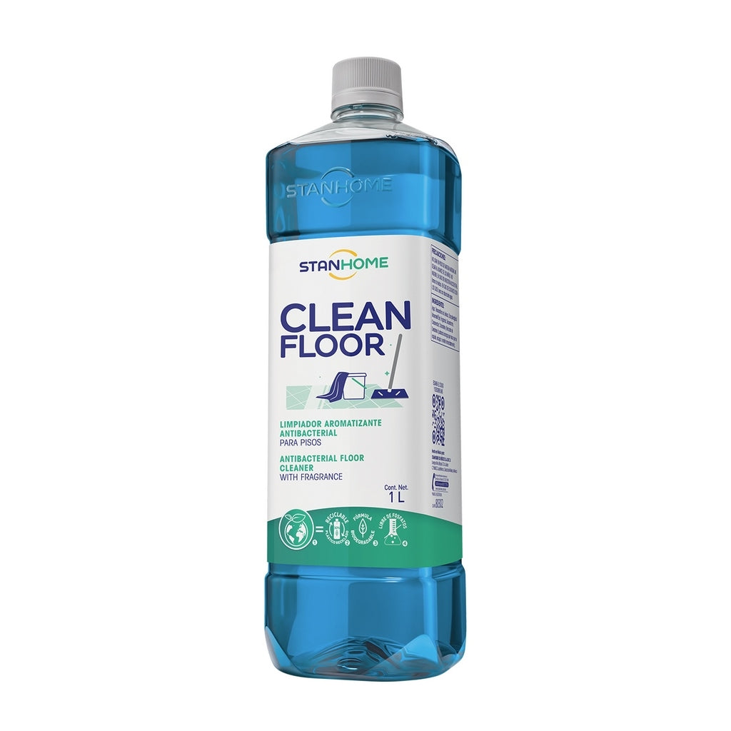 Stanhome Clean Floor 1L | Limpiador para Pisos Antibacterial Aromatizante